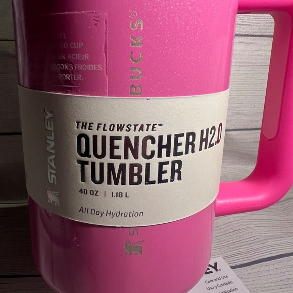 Stanley x Starbucks Winter Pink 40oz Tumbler. w/Box *LIMITED EDITION* - Picture 3 of 5